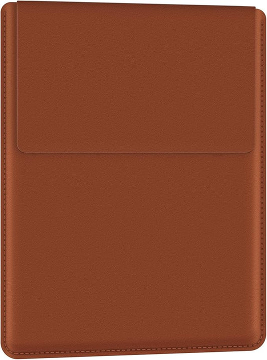 BVYA 12-13.3" Laptop Sleeve, PU Leather Laptop Case Compatible with MacBook Air 13 2018-2022 (M2 A2681 M1 A2337), Compatible with MacBook Pro 13 2016-2022 (M2 A2686 M1 A2338 A2251 A2289 A2159)