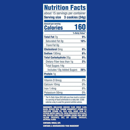 OREO Chocolate Sandwich Cookies, Family Size, 12 - 18.12 oz Packs