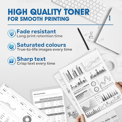 TN730 TN-730 Toner Cartridges Black Replacement for Brother TN730 TN-730 MFC-L2710DW HL-L2395DW HL-L2350DW DCP-L2550DW MFC-L2750DW Toner Printer (2 Pack)