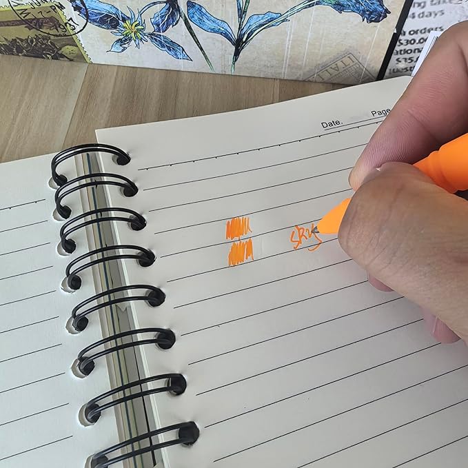 Fengtaiyuan Orange07P18, Orange Ink, FIne Point, 0.7mm, Gel Ink Rollerball Pens - Comfortable Non-Slip Grip, Quick-Drying Ink, 18-Piece Box (Orange07P18)