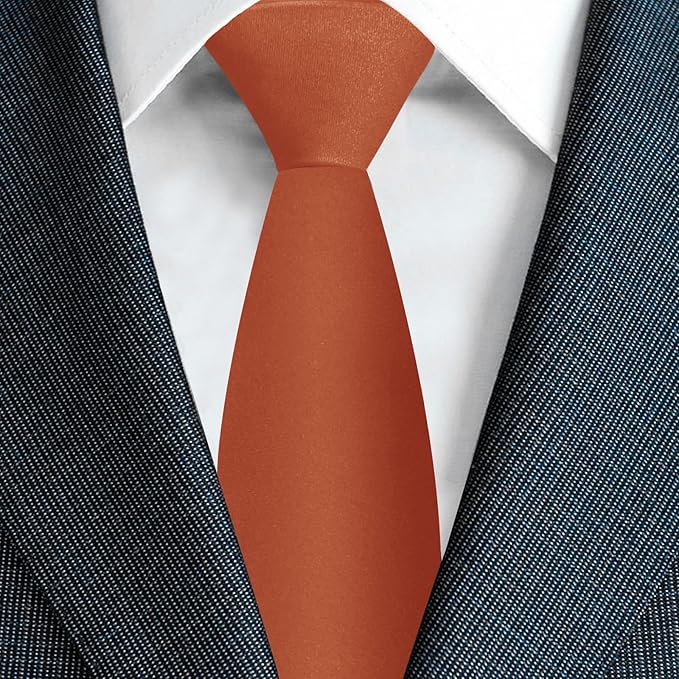 Men's Ties Solid Pure Color 3.15" (8CM) Necktie Plain Formal Business Wedding Black Ties For Men