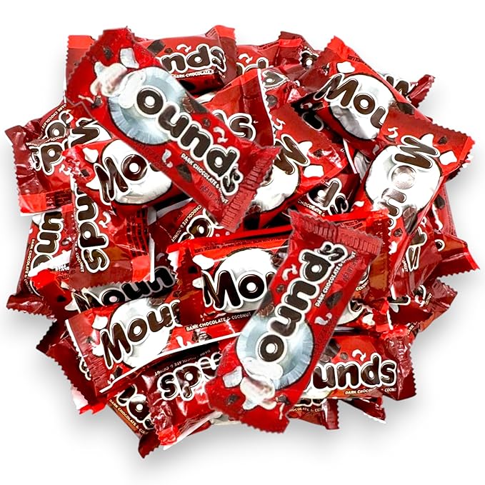 Decadent Coconut and Dark Chocolate Candy Bars-1.5 lbs Individually Wrapped Creamy Coconut Enveloped In A Dark Chocolate Shell-Perfect for Snacks, Parties and Gifts(24 oz)