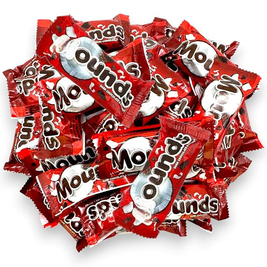 Decadent Coconut and Dark Chocolate Candy Bars-1.5 lbs Individually Wrapped Creamy Coconut Enveloped In A Dark Chocolate Shell-Perfect for Snacks, Parties and Gifts(24 oz)