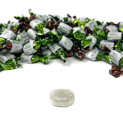 Holiday Chocolate Filled Mints - 10 lbs - Refreshing After Dinner Mint Hard Candies Filled with Chocolates - Bulk American Vintage Candy Assortment - Individually Wrapped, 160oz