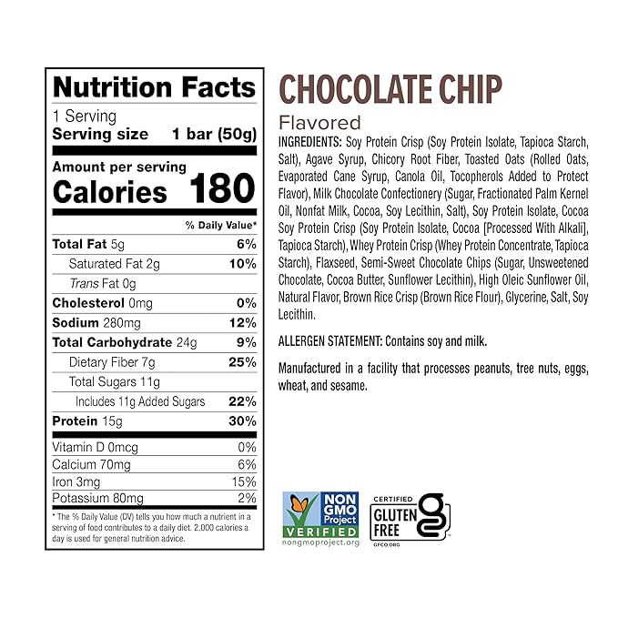 Ready Clean Protein Bar Chocolate Chip
