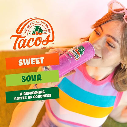 Jarritos - Mexican Soda Soft Drinks, Guava (12 oz, 355ml) 24 Cans (3 Boxes of 8) - Made with Real Cane Sugar - 100 Calories, 0g Fat - Made in Mexico - Natural Flavor Soda Pop - Party & BBQ Beverages