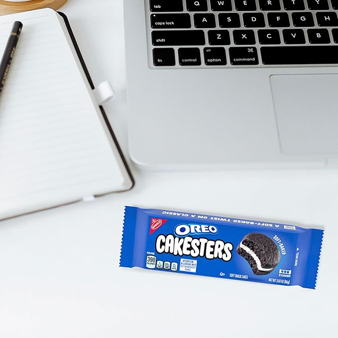 Oreo Cakesters Soft Snack Cakes, 8-3.03 oz Snack Packs
