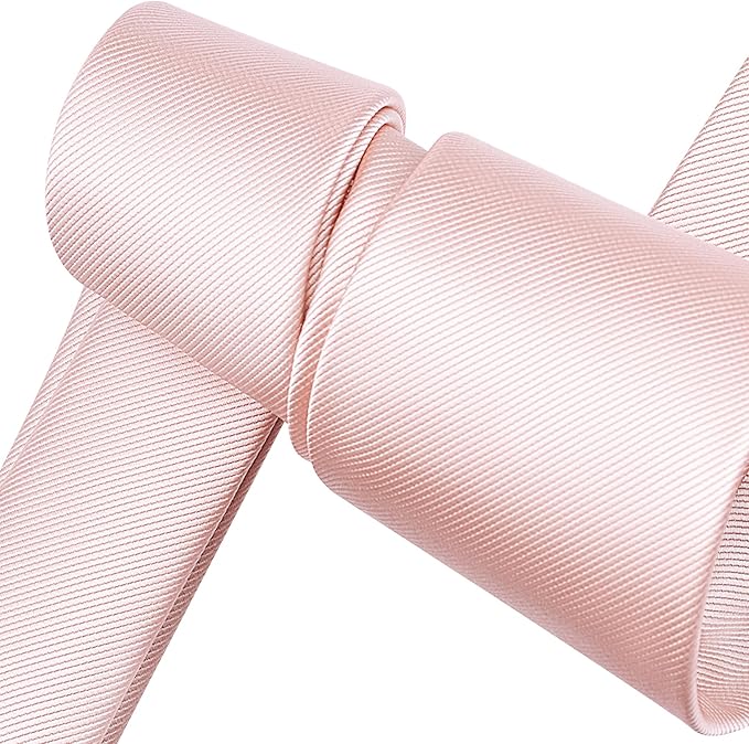 Branduce 3.15"（8cm） Men's Solid Color Formal Woven Necktie + Gift Box