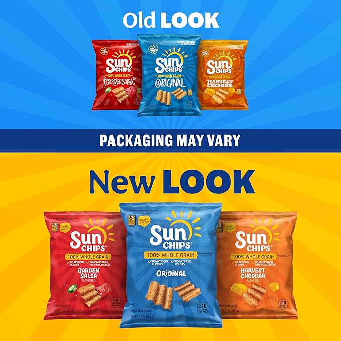 SunChips Original Multigrain Snacks, 1.5 Ounce (Pack of 64)