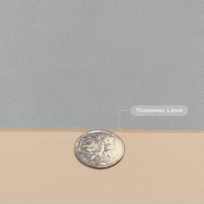 Leather Table Cover,1.8mm Thick,24x60 Inch Desk Cover,Large Desk Mat,Table Protector,Table Cover Protector,Desk Protector,Table Pad,(Light Brown+Gray,24x60)
