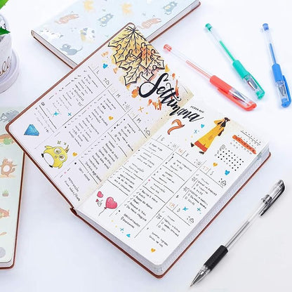 Shuttle Art Gel Pens, 32 Colors Gel Pen Set with Coloring Book for Adults Coloring Books Drawing Doodling Crafts Scrapbooking Journaling