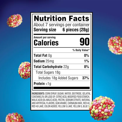 NERDS Juicy Gummy Clusters, Strawberry Punch, Juicy and Gummy Candy, 1 Stand Up Bag, for Snacking and Sharing, 7.15 oz (Pack of 2)