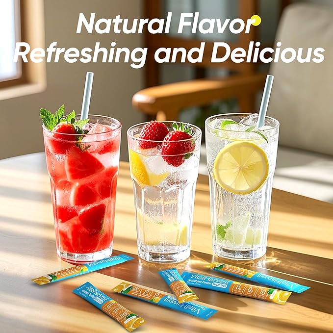 36 Sticks Electrolytes Powder Packets Sugar Free Hydration Packets Electrolyte Liquid Daily IV Drink Mix with Orange, Low Sodium, 0 Calorie
