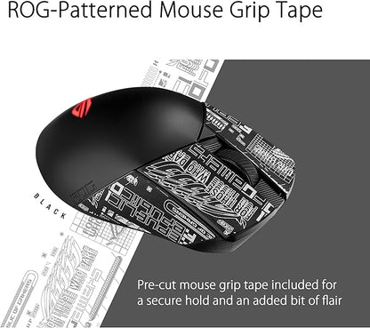 ASUS ROG Gladius III Wireless Aimpoint Gaming Mouse – Right-Handed Ergonomic, 79g, Tri-Mode Connectivity, 36K DPI, up to 119Hr Battery, Hot-Swappable Switches, PC/Mac Support - Black