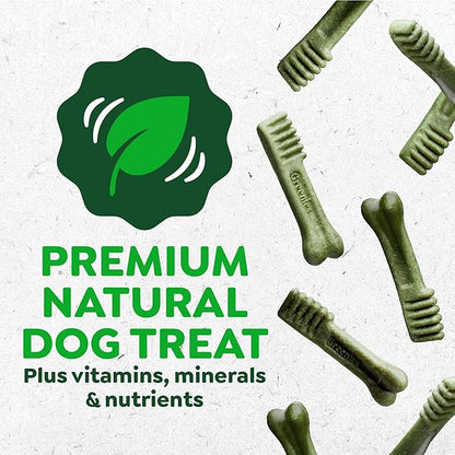 Greenies Veterinarian-Recommended Natural Dental Dog Treats Regular Size, Original Flavor, 6 oz. Pack, 22 Count