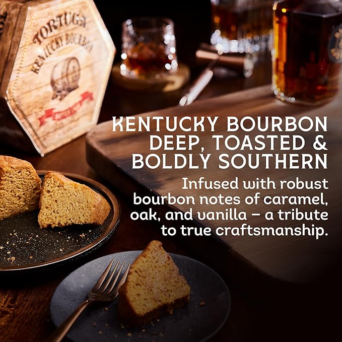 TORTUGA Kentucky Bourbon Butter Cake - 16oz Cake - The Perfect Premium Gourmet Gift for Stocking Stuffers, Gift Baskets, and Christmas Gifts - Great Cakes for Delivery