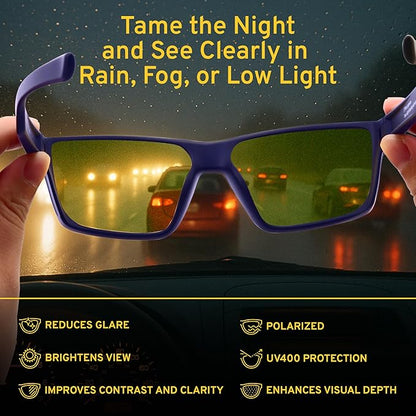 Titan Gaming Glasses, Anti Blue Light Glasses Men, UV400 Protection Blue Light Blocking Glasses for Computer Eye Strain
