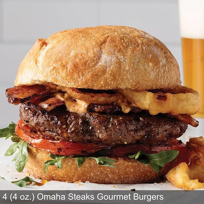 Omaha Steaks Ultimate Gift Package – Butcher’s Cut Filet Mignons, Top Sirloins, Chicken Breasts, Burgers, Gourmet Franks, Fries, Desserts & Seasoning – Premium Meat & Meal Gift Box