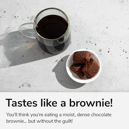 For Wellness Superfood Focus Bites (10 Count), Cocoa Espresso Brownie – Reduces Fatigue, Improves Digestion & Support Brain Function