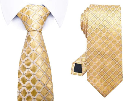 Tie For Men Necktie Woven Jacquard Neck Ties Set 6 PCS