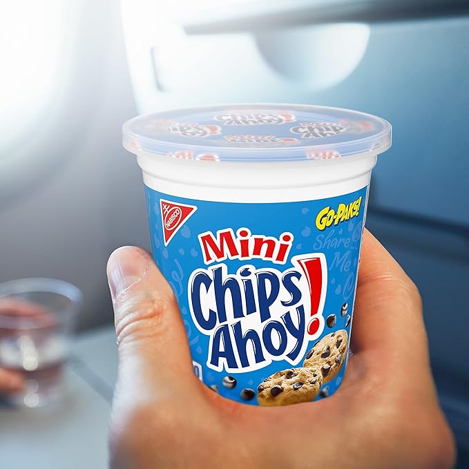 OREO Mini Cookies & CHIPS AHOY! Mini Cookies Go-Cup Cookies Variety Pack, 14 Go-Paks