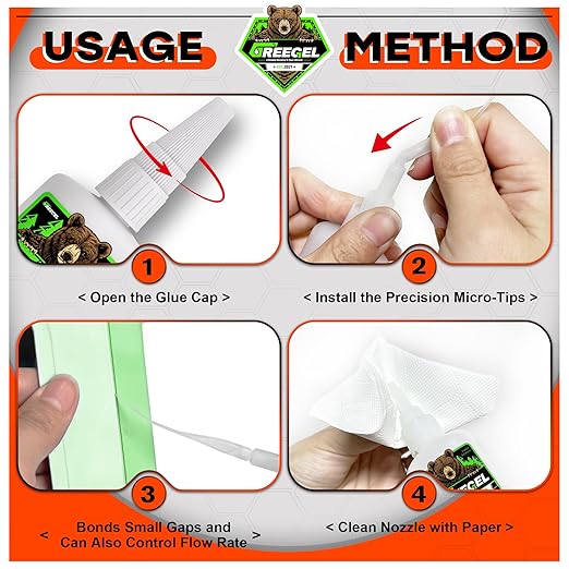 Super Glue Medium Thick for Metal, Wood, Ceramic, Glass, Multi-Purpose Instant Glue 1 oz - Clear Cyanoacrylate Adhesive (CA) Superglue with Extra Gel for DIY Craft, 3D Printing, Model (1 Pack)