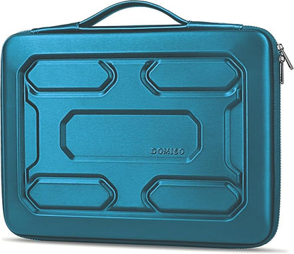 DOMISO 17 inch Laptop Sleeve with Handle Shockproof Waterproof EVA Protective Case for 17.3" ZBook Fury 17.3 G8/MSI GS73VR Stealth Pro/HP Envy 17/LG Gram 17"/ROG Strix GL702VS, Teal