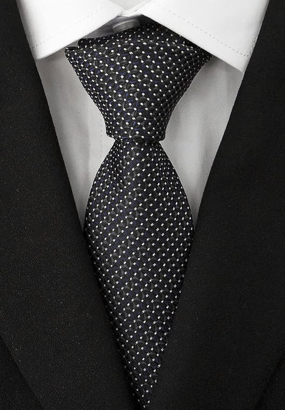 Adulove Men's Necktie Classic Silk Tie Woven Jacquard Neck Ties 6 PCS