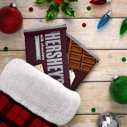 HERSHEY'S Milk Chocolate Candy Gift Bar, 1 lb