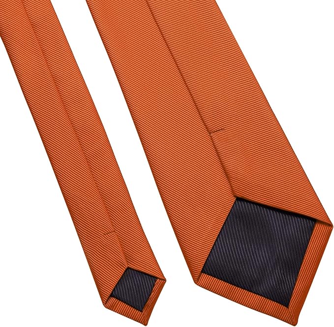 DecTwig Men's Ties Solid Color Formal Neckties 3.15" (8CM) Black Ties For Men