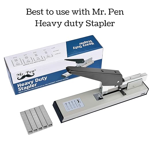 Mr. Pen Heavy Duty Staples - 5000 Pc, 25 Sheet, 1/4 Inch Length, Office Supply