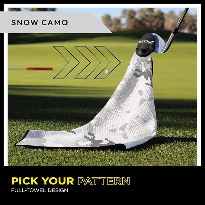 STICKIT Magnetic Towel – Snow Camo