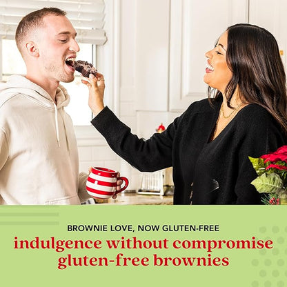 David’s Cookies Gluten-Free Chocolate Chip Brownies 9 Pack - Decadent Fresh Baked Gourmet Brownie Basket Treats - Great for Sharing and Gifting - Ideal Gourmet Food Gift, Healthy Snacks For Everyone
