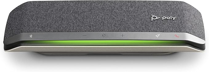 Poly - Sync 40+ Bluetooth Smart Speakerphone (Plantronics) - Flexible Work Spaces - Connect to PC/Mac via Included BT600 Dongle and Smartphones via Bluetooth - Works with Teams, Zoom & More