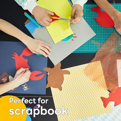 Colored Cardstock 8.5 x 11 Assorted, 100 Sheets Goefun 25 Colors Colored Copy card stock, 80lb Construction Paper Color Paper for Crafts & Scrapbooking