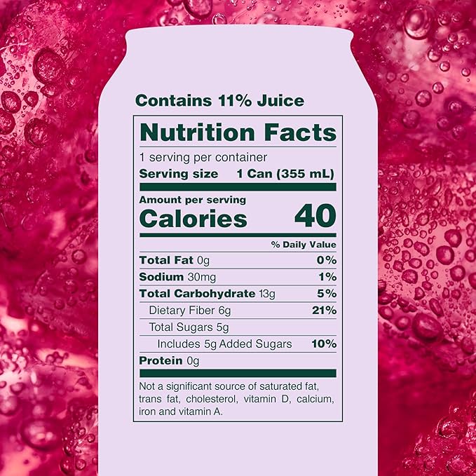 OLIPOP Prebiotic Soda Pop, Classic Grape, Pantry Pack Packed with Prebiotics, Fiber, and Botanicals, Gluten Free, Vegan, GMO Free, 12oz (12-Cans)