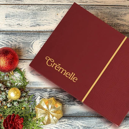 Cremelle Gourmet Cookies Gift Box, 12 Pieces of Food Gifts Cookies, Ideal Chocolate Candy Gift Box for Friends, Colleagues and Loved Ones, Perfect Fancy Cookie for Holidays and Celebrations
