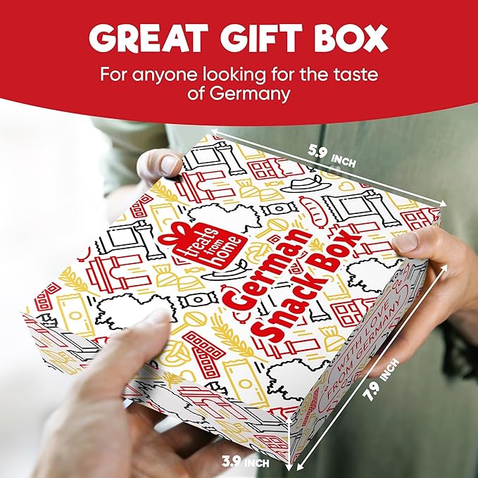 German Snack Box – Authentic German Chocolate & Snacks from Germany - International Snack Box with German Candy & European Treats – Great Gift for Food Lovers