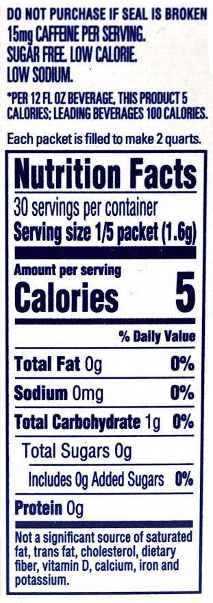 Crystal Light Sweet Tea, 12-Quart 1.56-Ounce Canister (Pack Of 4)