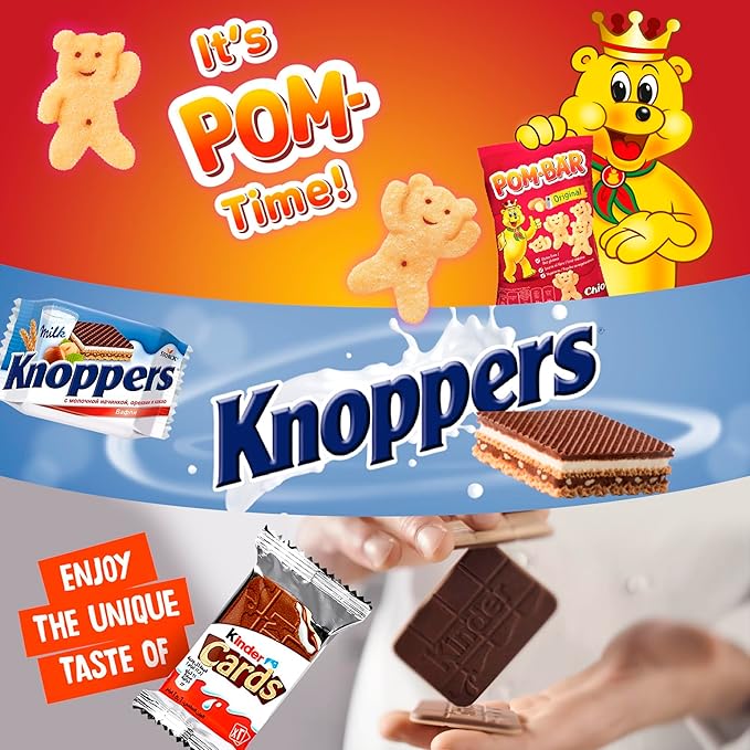 German Snack Box – Authentic German Chocolate & Snacks from Germany - International Snack Box with German Candy & European Treats – Great Gift for Food Lovers