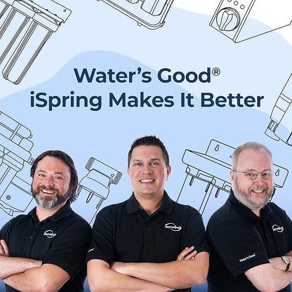 iSpring SGS-Tested Lead Removal CTO Carbon Block Replacement Water Filter Cartridge FCPBDS for DS4 Serie