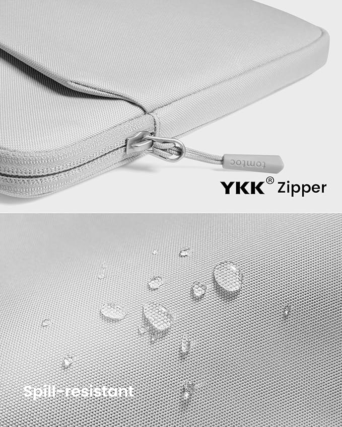 tomtoc Slim Laptop Sleeve for 14-inch MacBook Pro M5/M4/M3/M2/M1 Pro/Max 2025-2021, Water-Resistant Protective Case for 13.8 Inch Surface Laptop AI PC, Accessory Bag
