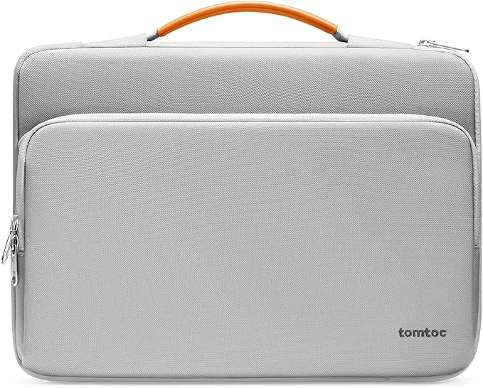 tomtoc 360 Protective Laptop Carrying Case for 14-inch MacBook Pro M5/M4/M3/M2/M1 Pro/Max 2025-2021, 12.9-13 Inch iPad Pro/Air, Water-Resistant MacBook Accessory Bag Sleeve
