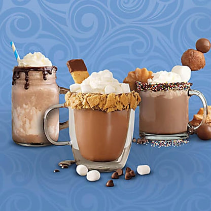 Hot Cocoa Mix with Marshmallows, Rich & Creamy Instant Chocolate Drink, Single-Serve Packets (50 Count) – Perfect Winter Beverage for Family, Kids & Parties