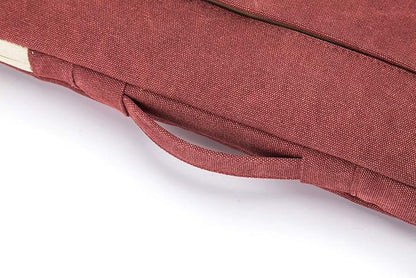 Kinmac 360° Heavy Duty Protective Laptop Computer Sleeve case Bag Cover with Handle for MacBook Pro 14 inch,14 inch-14.4 inch HP Lenovo Dell ASUS Acer Laptop (Wine Red)