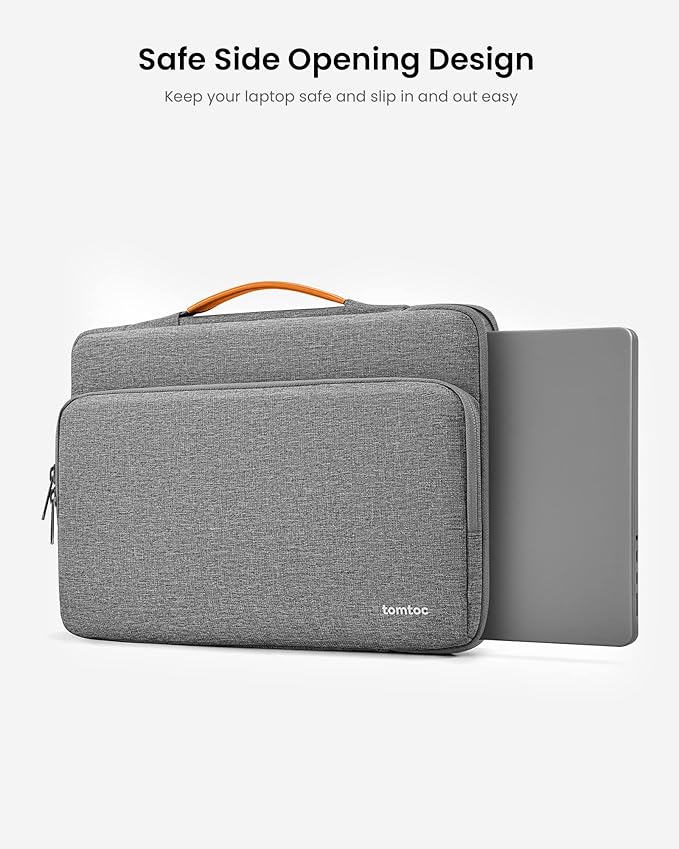 tomtoc 360 Protective Laptop Case for 15-inch 2025 New MacBook Air M4/A3241 M3/A3114 M2/A2941, 15 Inch Microsoft Surface Laptop 7/6, Dell XPS 15 Plus, 15-in MacBook Pro, Acer HP Chromebook 14