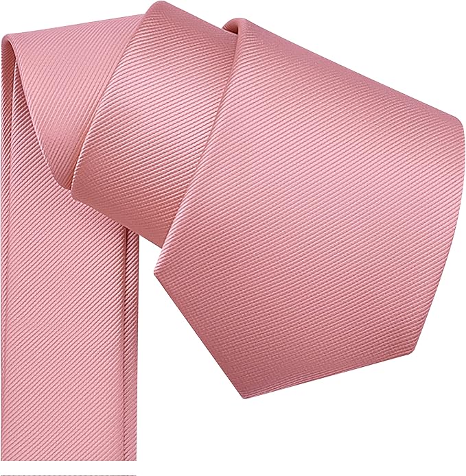 Branduce 3.15"（8cm） Men's Solid Color Formal Woven Necktie + Gift Box
