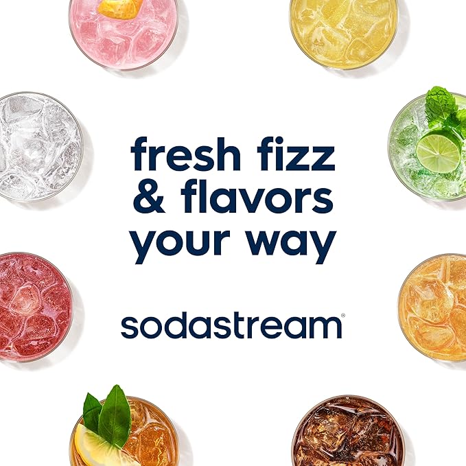 SodaStream Pepsi Wild Cherry Zero Sugar Drink Mix (440ml, Pack of 4)