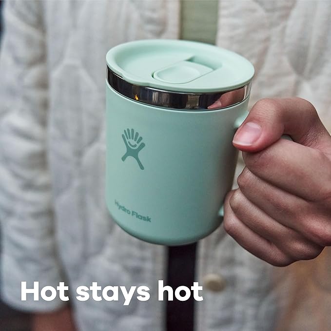 Hydro Flask Coffee Mug – Insulated Stainless Steel, Non Spill, Leak Resistant Travel Mug 24 Oz Sandpiper