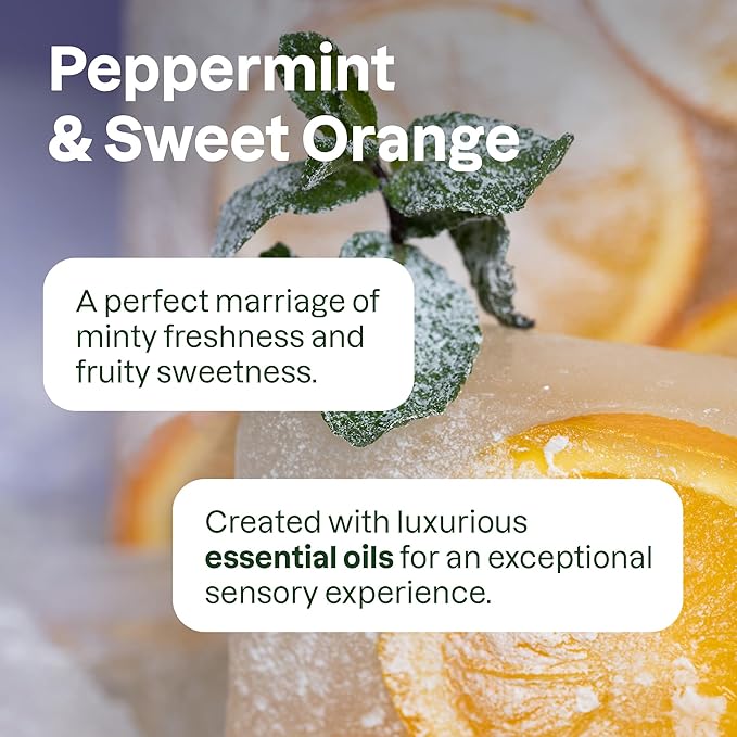 ATTITUDE Liquid Hand Soap, EWG Verified, Plant and Mineral-Based, Vegan Personal Care Products, Peppermint and Sweet Orange, 16 Fl Oz